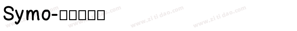 Symo字体转换