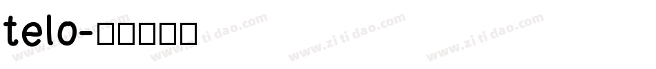 telo字体转换