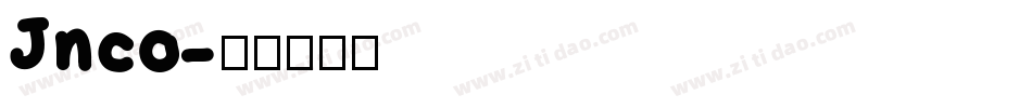 Jnco字体转换