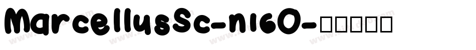 MarcellusSc-n16O字体转换
