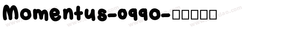 Momentus-099o字体转换