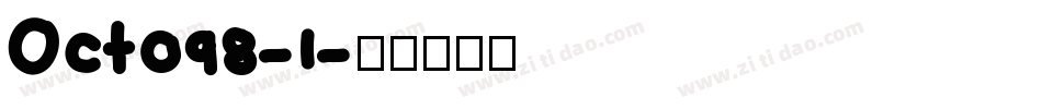 Octo98-1字体转换