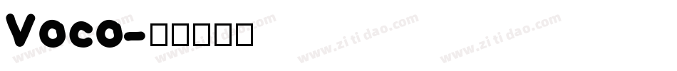 Voco字体转换