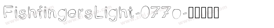 FishfingersLight-077o字体转换