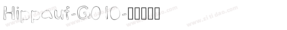 Hippauf-G01O字体转换