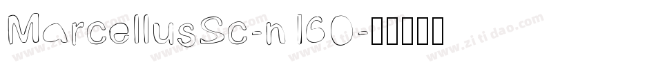 MarcellusSc-n16O字体转换