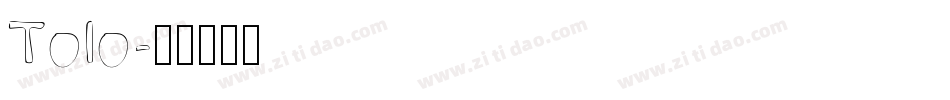 Tolo字体转换