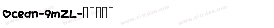 Ocean-9mZL字体转换