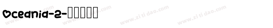 Oceania-2字体转换