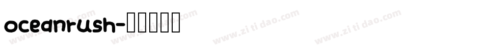 oceanrush字体转换