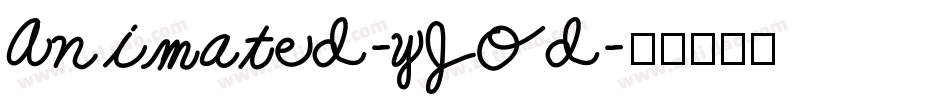 Animated-yJOd字体转换