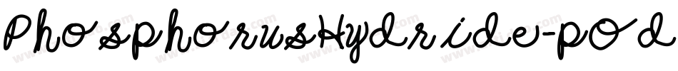 PhosphorusHydride-pOd字体转换