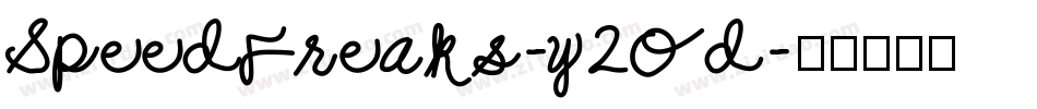 SpeedFreaks-y2Od字体转换