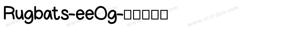 Rugbats-eeOg字体转换