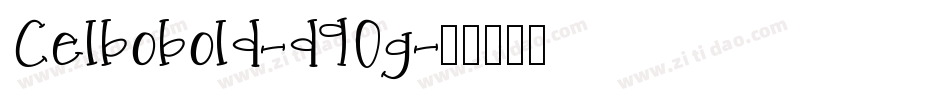 Celbobold-d9Og字体转换