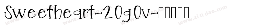 Sweetheart-2OgOv字体转换