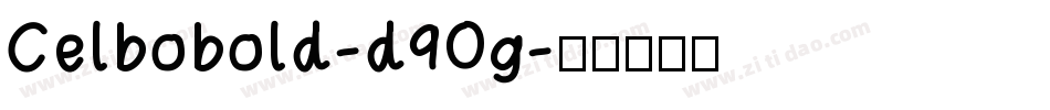 Celbobold-d9Og字体转换