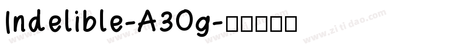 Indelible-A3Og字体转换