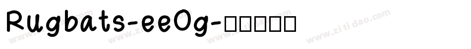 Rugbats-eeOg字体转换