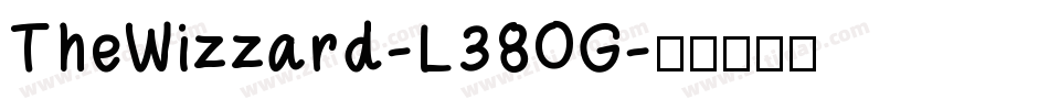 TheWizzard-L38OG字体转换
