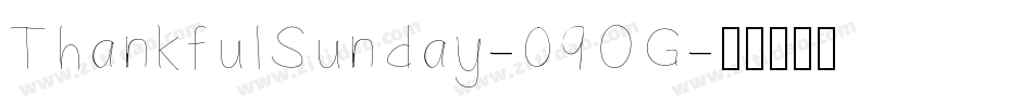 ThankfulSunday-09OG字体转换