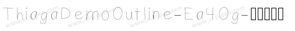 ThiagaDemoOutline-Ea4Og字体转换
