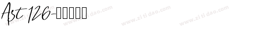 Ast126字体转换