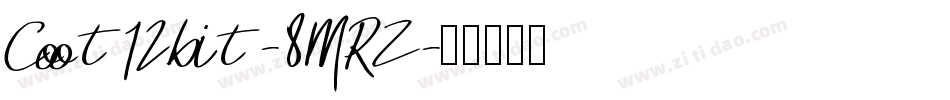 Coot12bit-8MRZ字体转换