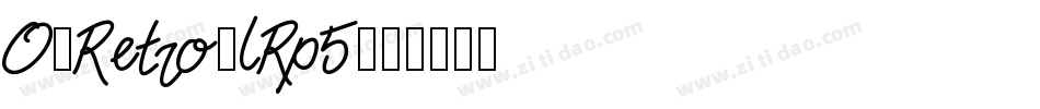 OkRetro-lRp5字体转换