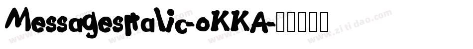 MessagesItalic-oKKA字体转换