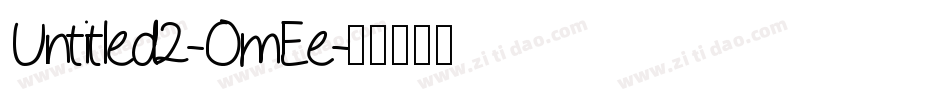 Untitled2-OmEe字体转换