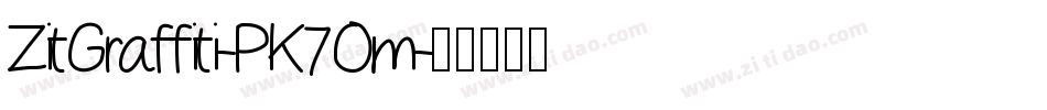 ZitGraffiti-PK7Om字体转换