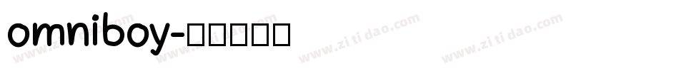 omniboy字体转换