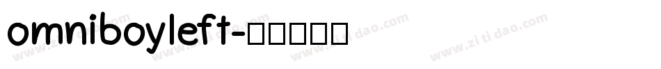 omniboyleft字体转换