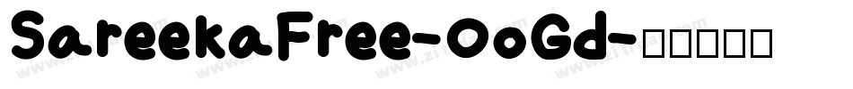 SareekaFree-OoGd字体转换