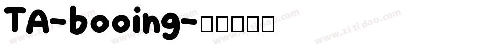 TA-booing字体转换