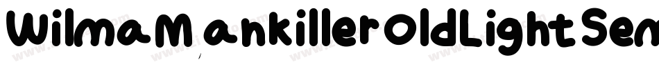 WilmaMankillerOldLightSemicondensed-01Oo字体转换