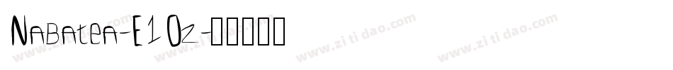 Nabatea-E1Oz字体转换