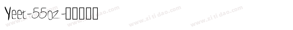 Yeet-55oz字体转换