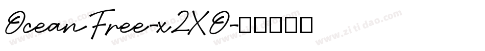 OceanFree-x2XO字体转换