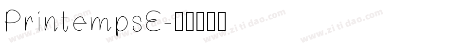 PrintempsE字体转换