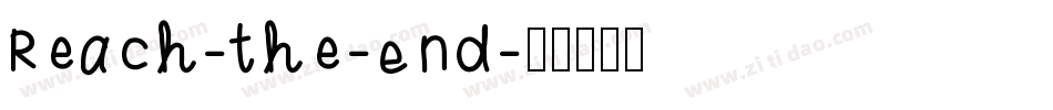 Reach-the-End字体转换