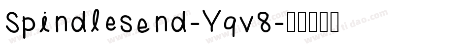 SpindlesEnd-YqV8字体转换