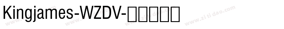 Kingjames-WZDV字体转换