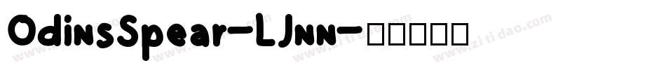 OdinsSpear-LJnn字体转换