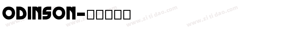 Odinson字体转换