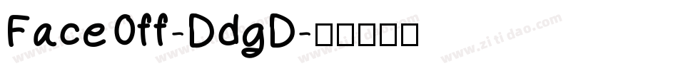 FaceOff-DdgD字体转换