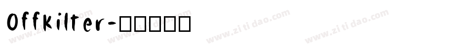 OffKilter字体转换