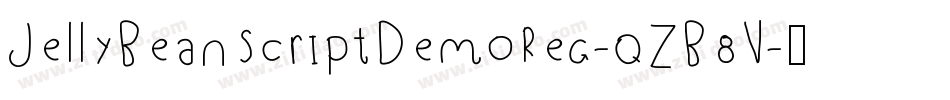 JellyBeanScriptDemoReg-qZB8V字体转换