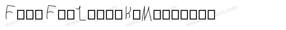 FoolForLove-KeMy字体转换